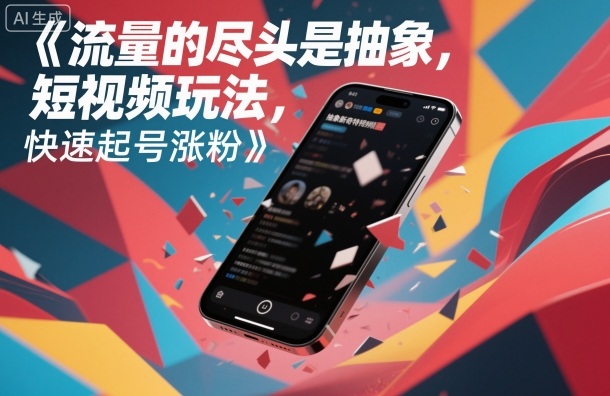 流量的尽头是抽象,抽象新奇特短视频玩法,快速起号涨粉-福源网