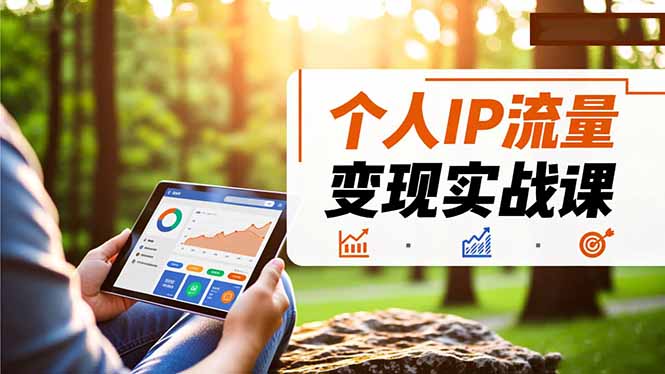 个人IP流量变现实战课，涵盖多平台引流、打造个人IP并实现稳定流量变现-福源网