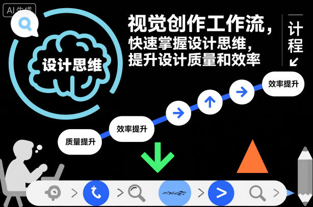视觉创作工作流，快速掌握设计思维，提升设计质量和效率-福源网