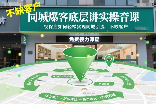 同城爆客底层实操课，视保店如何轻松实现同城引流，不缺客户！-福源网