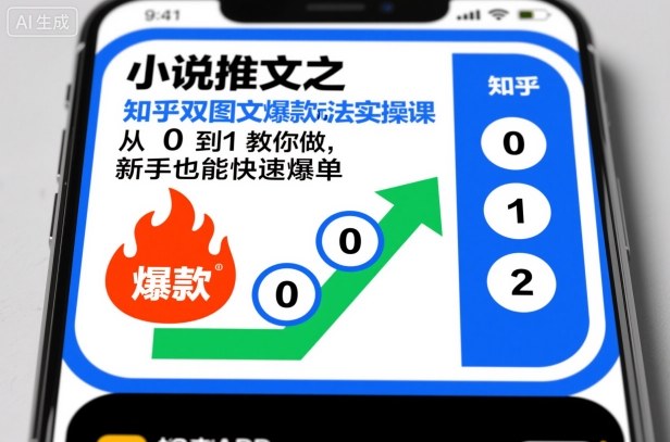 小说推文之知乎双图文爆款玩法实操课，从0到1教你做，新手也能快速爆单-福源网